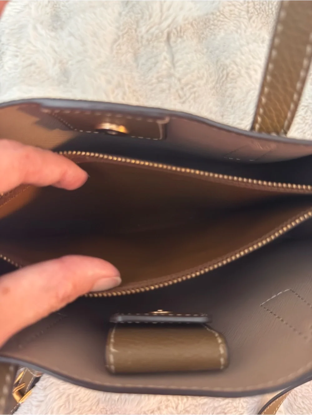Tory Burch Walker Leather Tote Bag